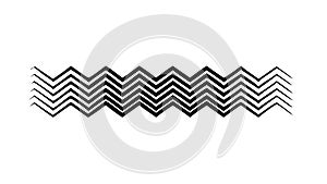 Abstract Zigzag Waves Pattern Dynamic Geometric Texture, vector design Generative AI