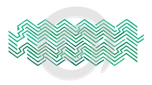 Abstract Zigzag Wavy Line Pattern Dynamic Geometric Background Element, vector design Generative AI