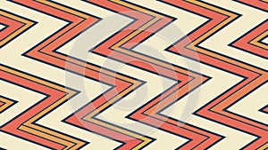 Abstract Zigzag Wavy Lines Pattern, vector design Generative AI