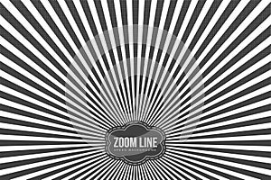 Abstract Zoom effects Background Premium Vector