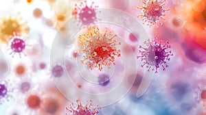 Abstracted Realities: Microstock Contributor\'s Virus Particle Art