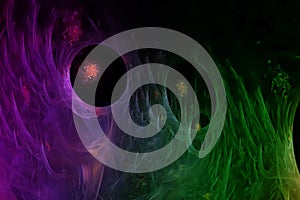 Creativity science modern texture  wallpaper explosion movement illusion magic fractal fantasy design background rendering photo