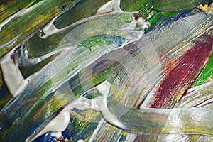 Abstraction of paint brush strokes. Watercolor paint abstract background.