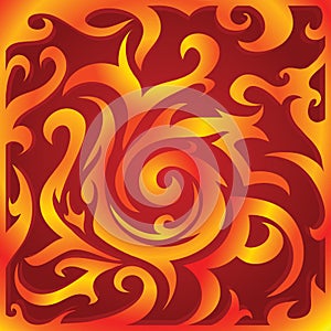 Abstraction with swirls