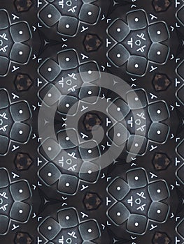 Abstracts dark flowers