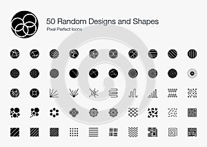Abstracts Random Designs and Shapes Icons