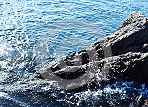 Abstracts on rocks and sea of the day