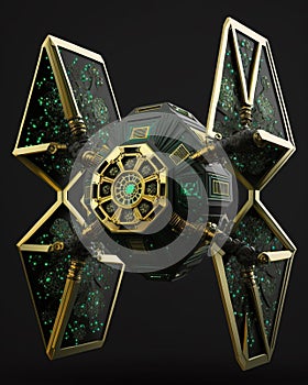 Abstrak objek in colour background