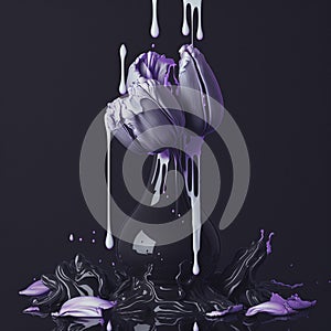 Abstrak objek in colour background