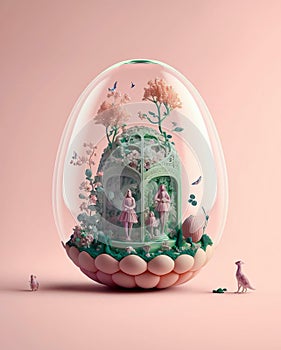 Abstrak objek in colour background