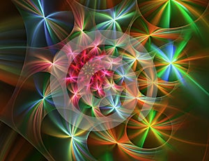 Abstrakt fractal flower photo