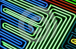 Abstration, neon light