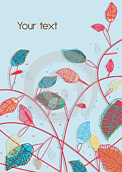 Abstrract floral background