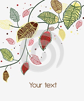 Abstrract floral background