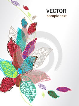 Abstrract floral background