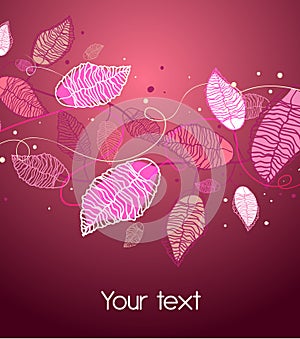 Abstrract floral background