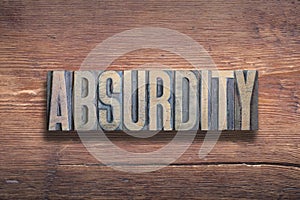 absurdity word wood