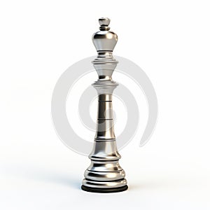 Absurdly Smooth Silver Chesspiece In Princesscore Style