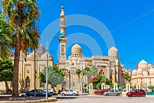 Abu al-Abbas al-Mursi Mosque in Alexandria, one of the most important religious landmarks of Egypt
