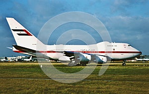 Abu Dhabi Amiri Flight Boeing B-747SP A6-ZSN CN 23610 LN 676