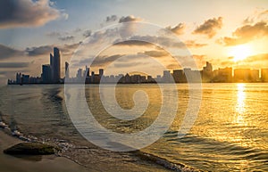 Abu Dhabi corniche, breakwater