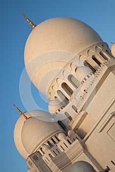 Abu Dhabi Sheikh Zayed Mosque in United Arab Emirates
