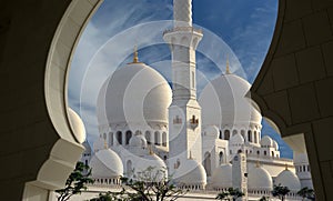 Abu Dhabi Sheikh Zayed White Mosque in UAE