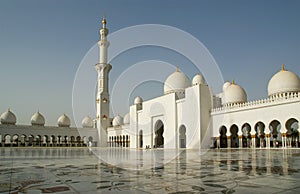 Abu Dhabi Sheikh Zayed White Mosque in UAE