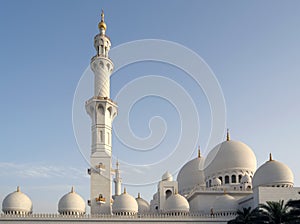 Abu Dhabi Sheikh Zayed White Mosque in UAE