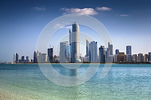 Abu Dhabi skyline, UAE photo