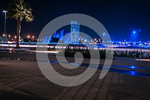 Abu Dhabi, United Arab Emirates - November 26,2020: image of Wahat Al Karama Oasis of Dignity permanent memorial for its martyrs