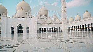 Abu Dhabi, United Arab Emirates. Sheikh Zayed Bin Sultan Al Nahyan Mosque.