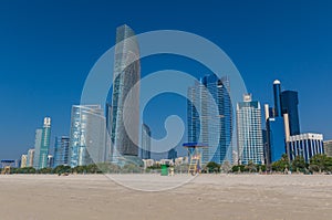 Abu Dhabi: a view from the roof