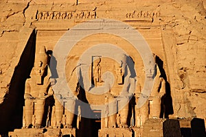 Abu Simbel colossus, Egypt, Africa