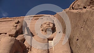 Abu Simbel - Colossus of Ramesses II, low angle