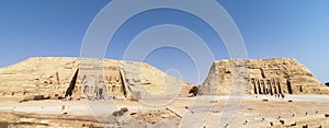 Abu Simbel, the Great Temple of Ramesses II and Small Temple of Nefertari, Egypt