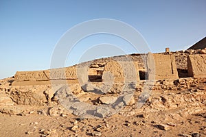 Abu Simbel in the heart of Nubia. Egypt. photo