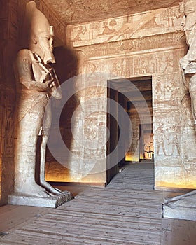 Abu Simbel, a rock in Nubia, two ancient Egyptian temples, the time of Ramses II