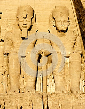 Abu Simbel temple in Egypt