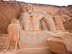 Abu Simbel temple of Ramses II, Egypt.