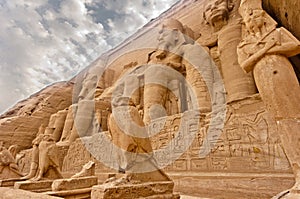 Abu Simbel temple of Ramses II, Egypt.