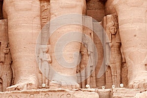 Abu Simbel temple of Ramses II, Egypt. photo
