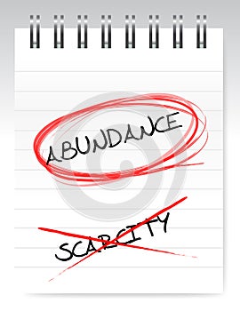 Abundance vs scarcity photo