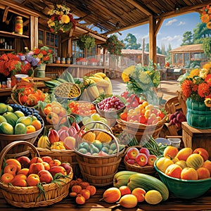 Abundant Delights: A Plethora of Fresh Produce