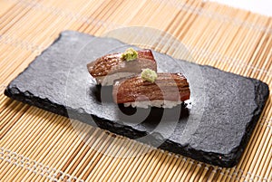 Aburi Otoro (Torched Tuna Belly) Sushi