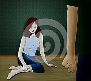 Abused Woman photo