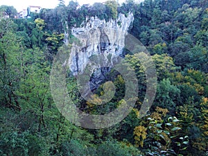 The abyss of the Pazincica River and the Pazin Cave - Pazin, Croatia / Ponor rijeke Pazincice i pecina Pazinska jama - Pazin