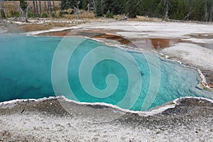 Abyss Pool at West Thumb Geyser Basin, Yellowstone National Park