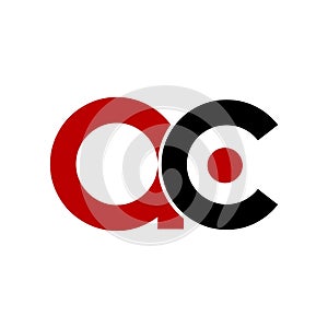 Ac, aco initials geometric logo and vector icon photo