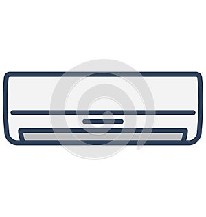 Ac, air conditioner Isolated Vector Icon That can be easily edited in any size or modified. Ac, air conditioner Isolated Vector I